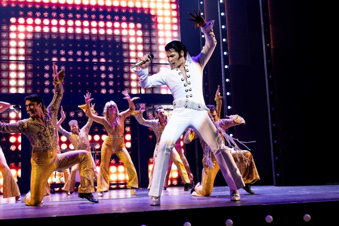 Rob Mallett and Cast Elvis A Musical Revolution Photo credit Ken Leanfore 3